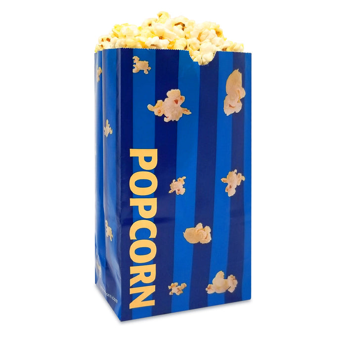 Striped Laminated Popcorn Bags