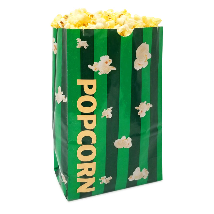 Striped Laminated Popcorn Bags