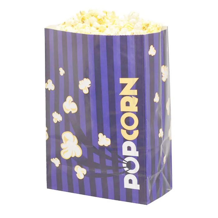 Striped Laminated Popcorn Bags